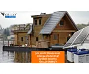 Jak zasilić Houseboat energią słoneczną? system solarny ORLLO ENERGY DIY