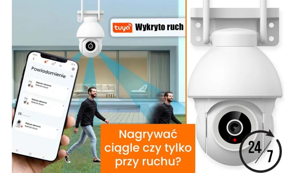 Nagrywać ciągle czy tylko przy ruchu? Dobierz tryb do swojego życia