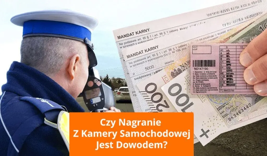 nagranie z kamerki samochodowej dowód w sądzie orllo.pl