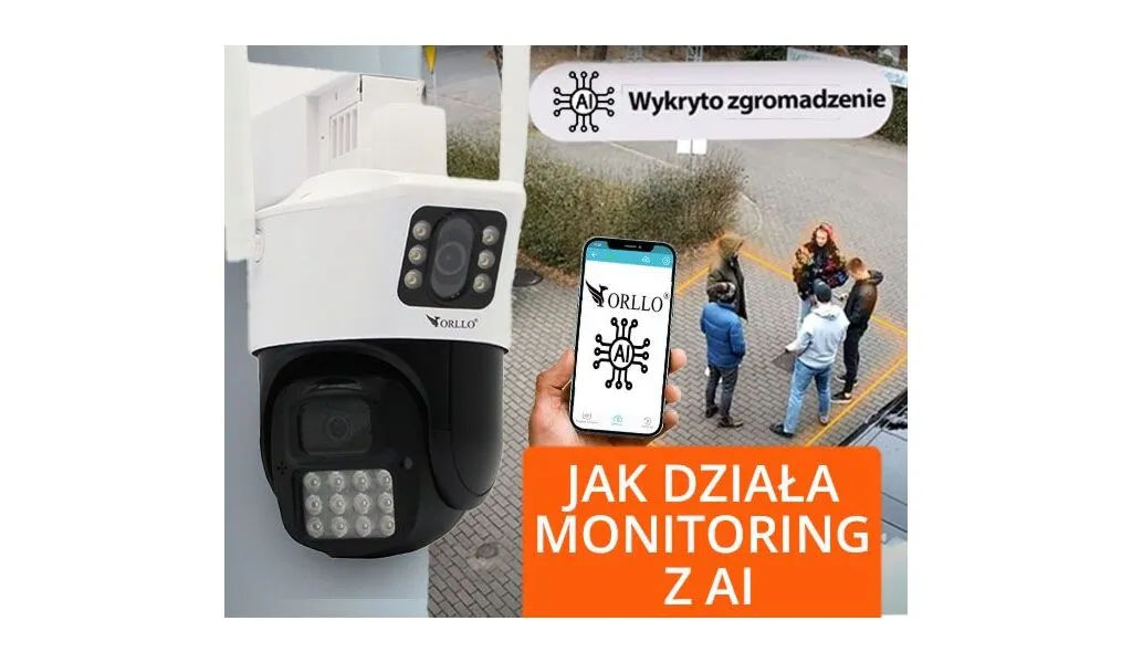 inteligentny monitoring domu z wykorzystaniem sztucznej inteligencji AI orllo.pl