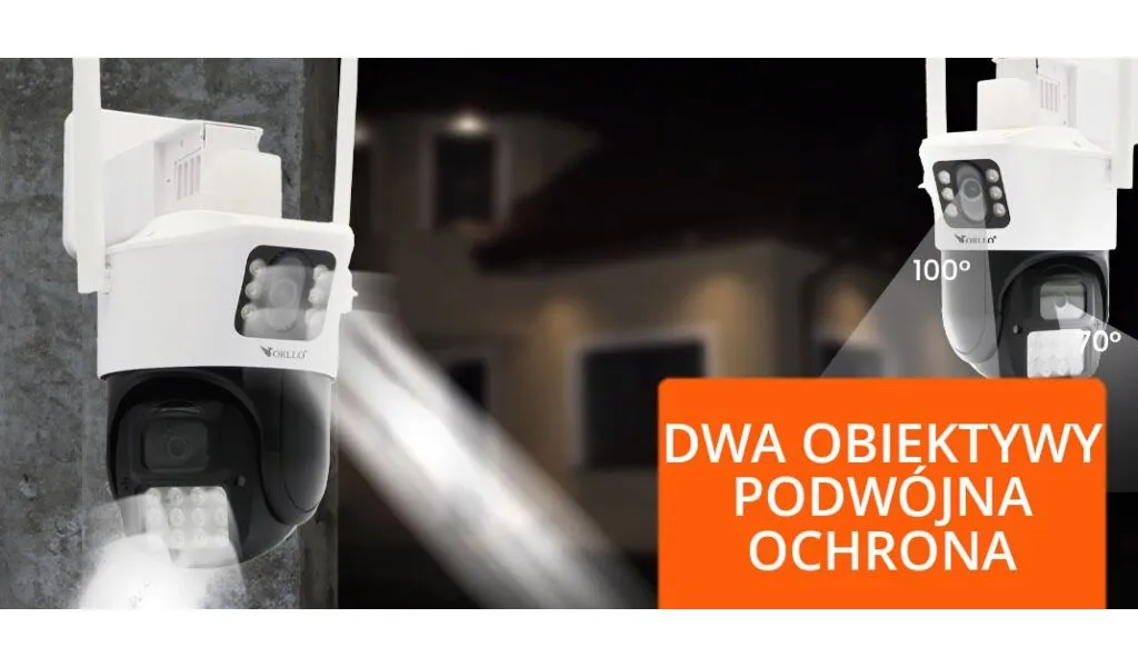 Kamera ORLLO Z19 DUAL WiFi IP z dwoma obiektywami orllo.pl