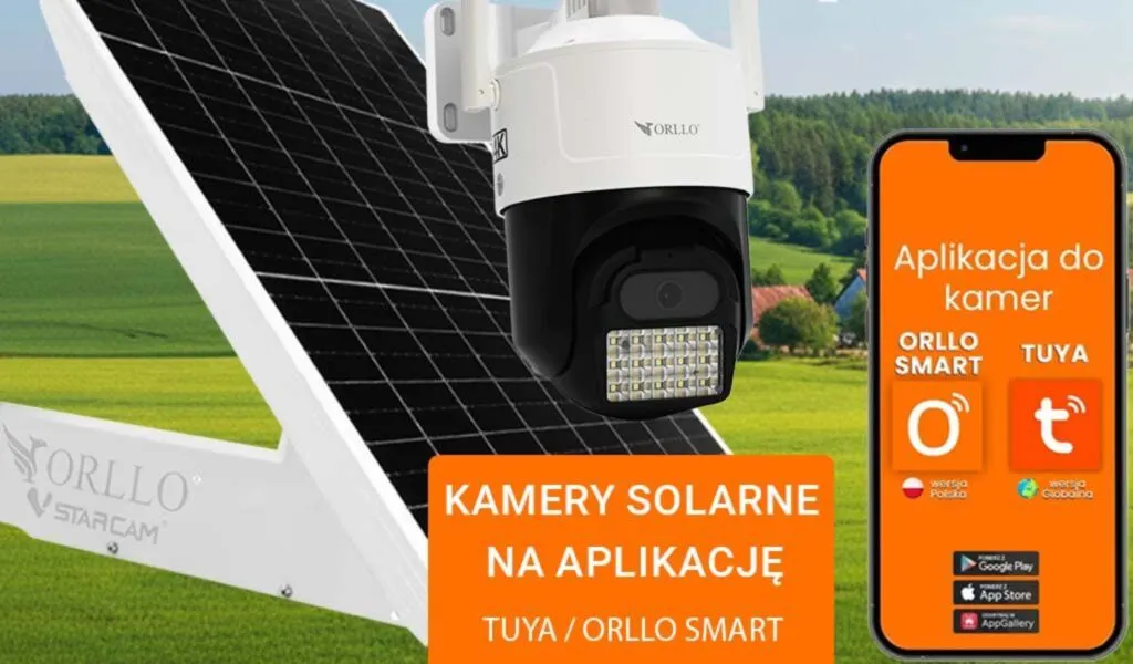 Kamery solarne Tuya / ORLLO SMART system monitoringu