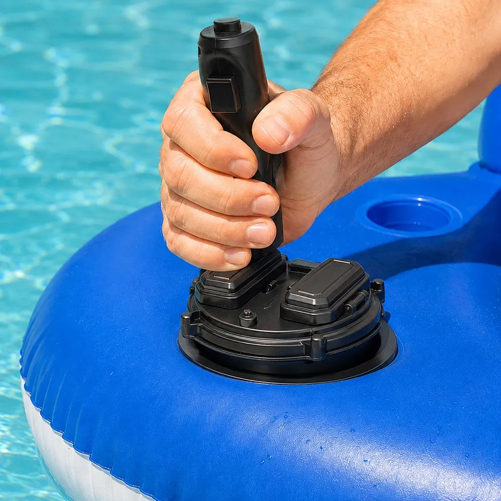 Fotel basenowy dmuchany z napędem elektrycznym joystick 360°