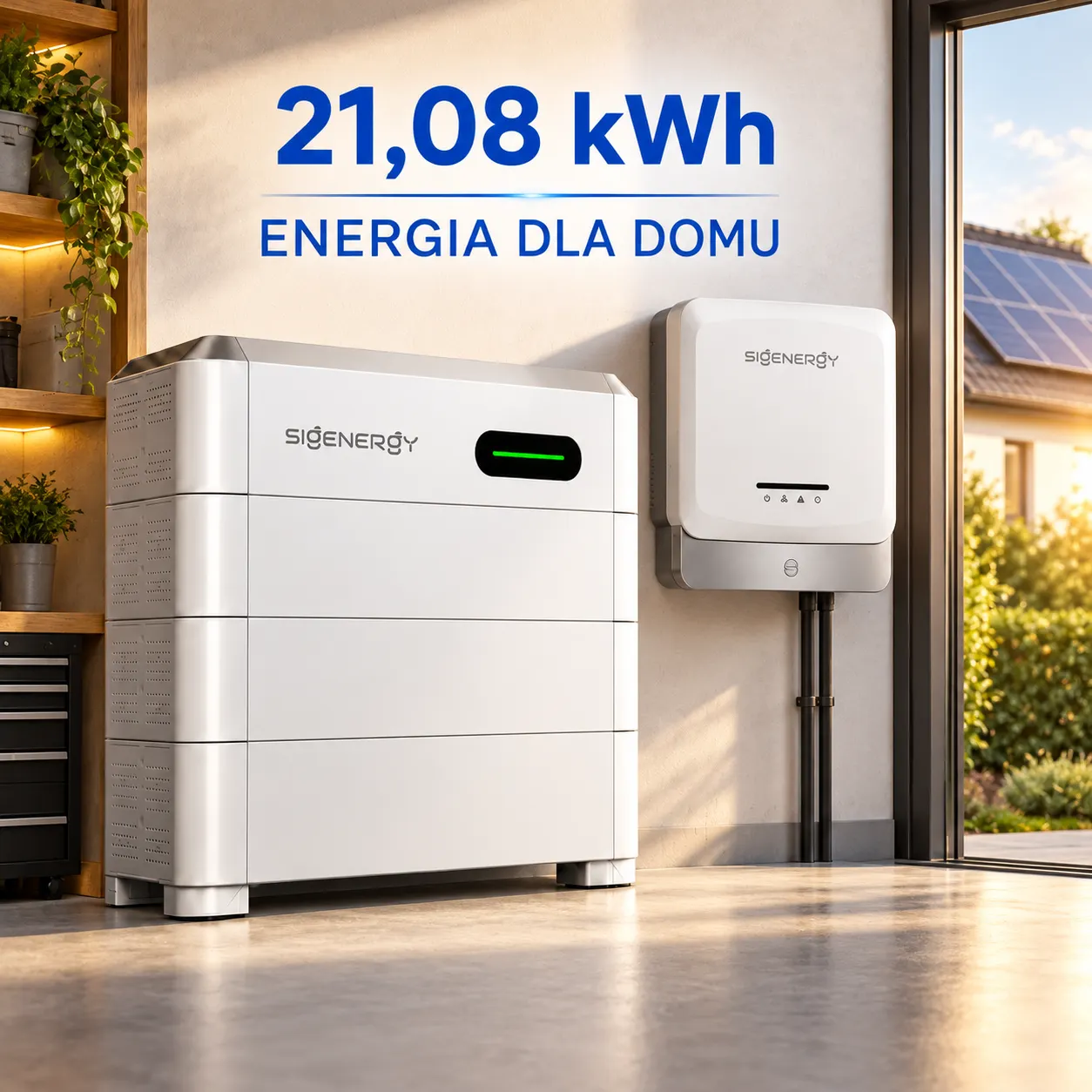 Przydomowy Magazyn Energii Sigenergy 21,08 kWh z Falownikiem 10 kW i Montażem