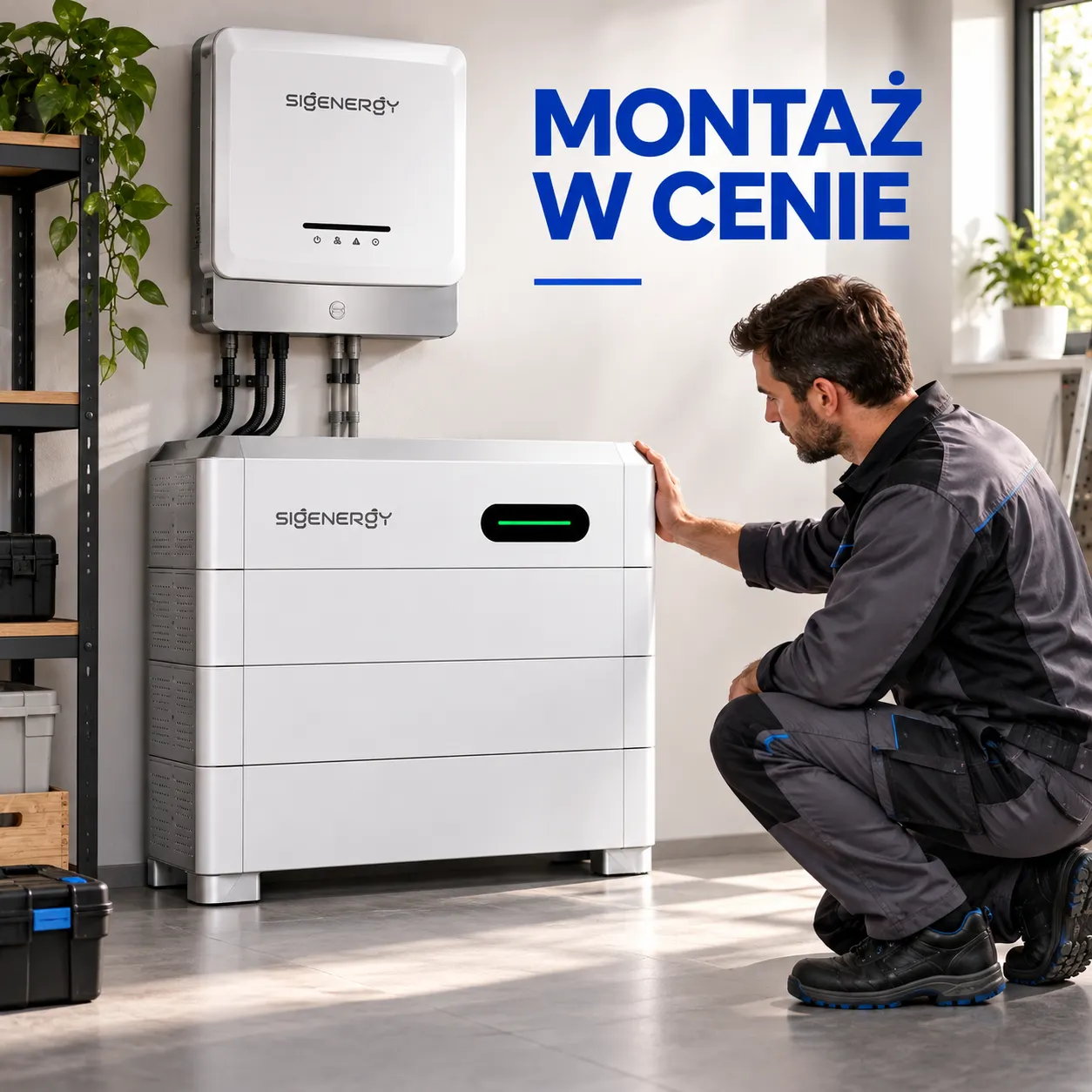 Przydomowy Magazyn Energii Sigenergy 21,08 kWh z Falownikiem 10 kW i Montażem