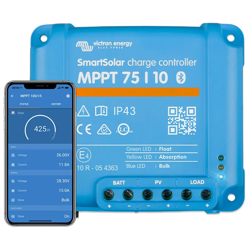Regulator ładowania MPPT SmartSolar MPPT 75/10 Victron Energy SCC075010060R
