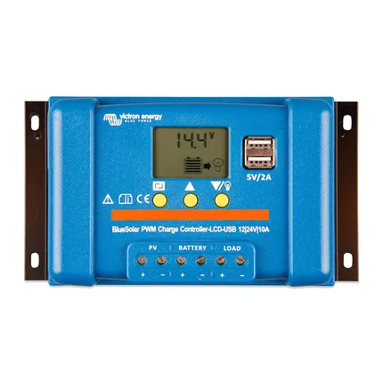 Regulator ładowania BlueSolar PWM-LCD&USB 12/24V-10A SCC010010050