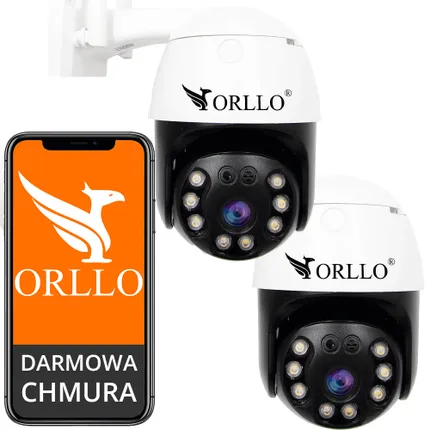 zestaw kamery zewnętrzne wifi ip obrotowe monitoring orllo.pl