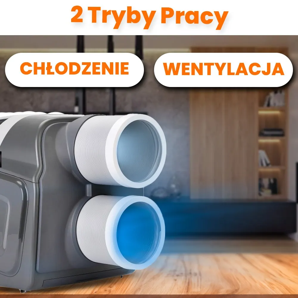 Klimatyzator Przenośny 1500W Bluetooth Wi-Fi  Yolco TC590