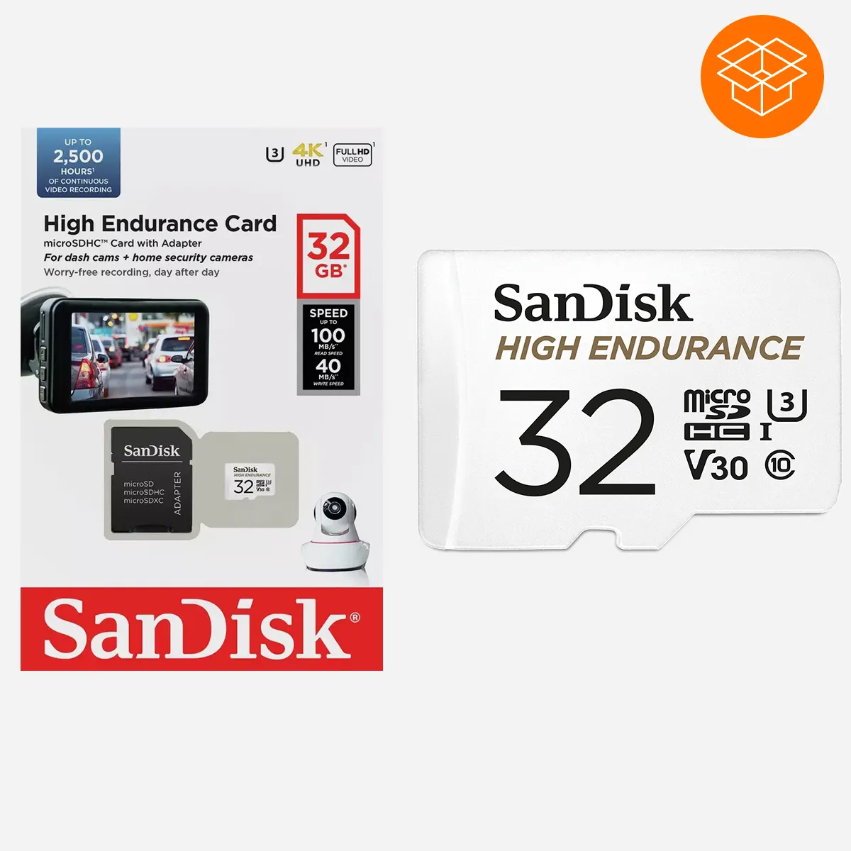 Karta pamięci 32GB micro SDXC SanDisk High Endurance Klasa 10 U3