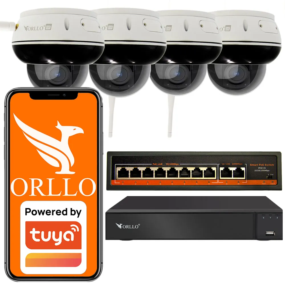 kamera zewnętrzna kopułka wifi ip tuya orllo tz7 orllo.pl