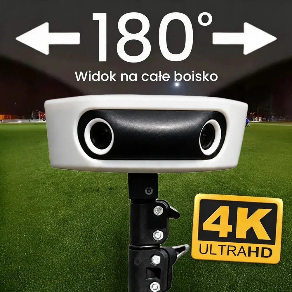 Inteligentna Kamera 4K z AI do Nagrywania Transmisji Meczów Panoramiczna ORLLO FOOTBALLCAM