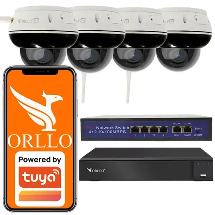 kamera zewnętrzna kopułka wifi ip tuya orllo tz7 orllo.pl