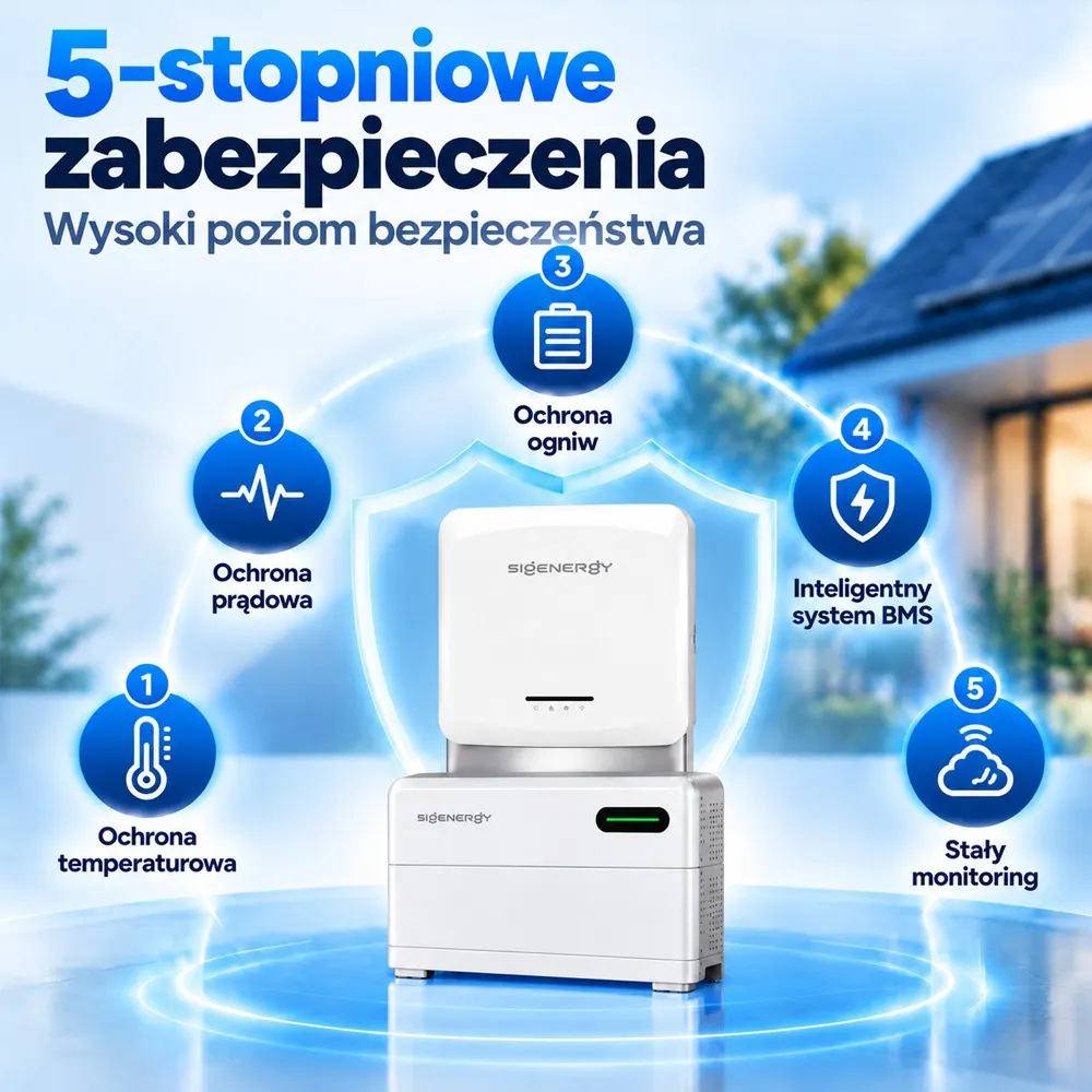 Przydomowy Magazyn Energii Zestaw Falownik 6kW Magazyn Sigen 12kWh