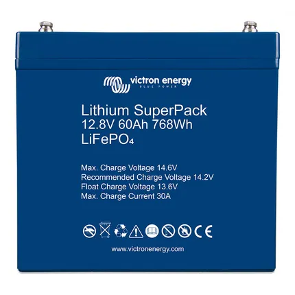 Akumulator Lithium SuperPack 12,8V/60Ah (M6) BAT512060705