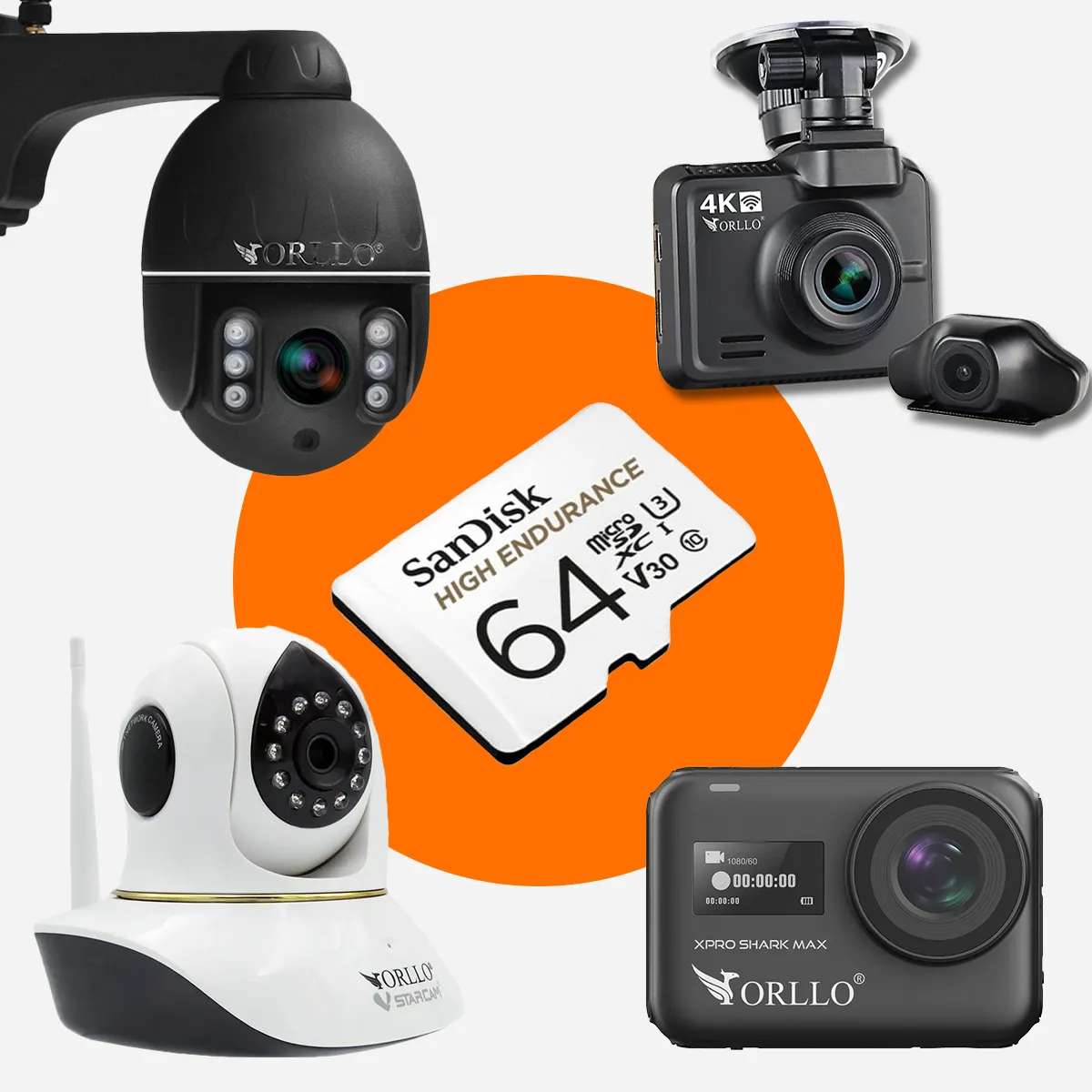 Karta pamięci 64GB micro SDXC SanDisk High Endurance Klasa 10 U3 Outlet Idealny