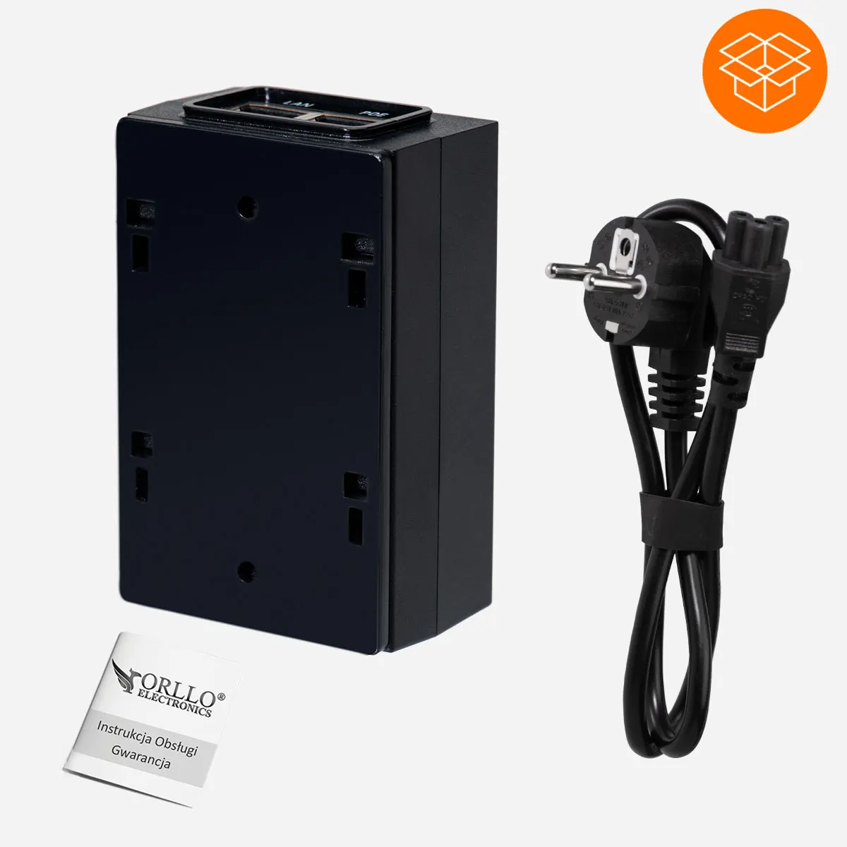 Kamera Zewnętrzna POE IP Obrotowa ZOOM x22 ORLLO R2 PRO+ z Adapterem POE 48V