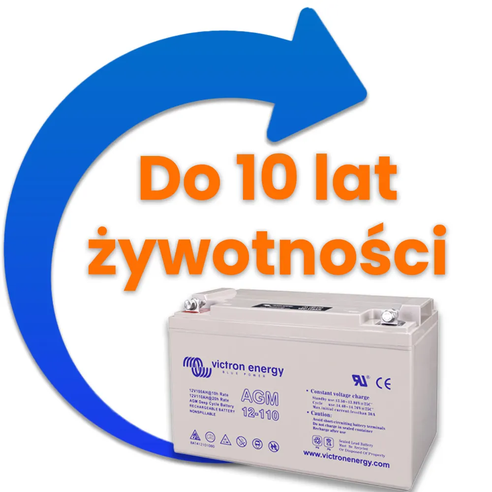 Akumulator AGM Magazyn Energii Victron Energy 12V 110Ah OFF GRID