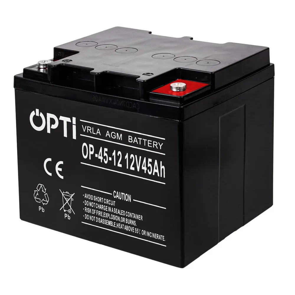 Akumulator AGM Magazyn Energii OPTI 12V 45 Ah VRLA Bezobsługowy OFF GRID