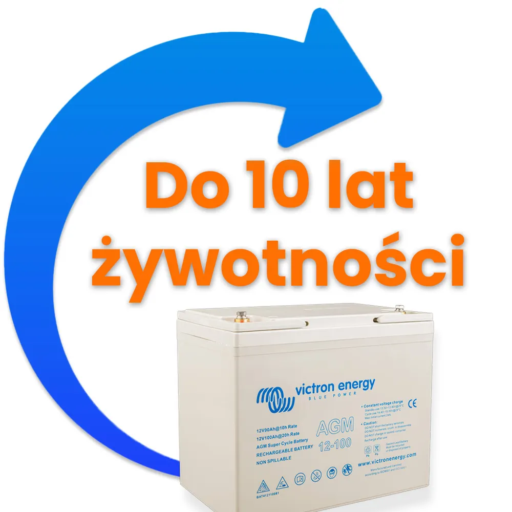 Akumulator AGM Magazyn Energii Victron Energy 12V 100Ah OFF GRID