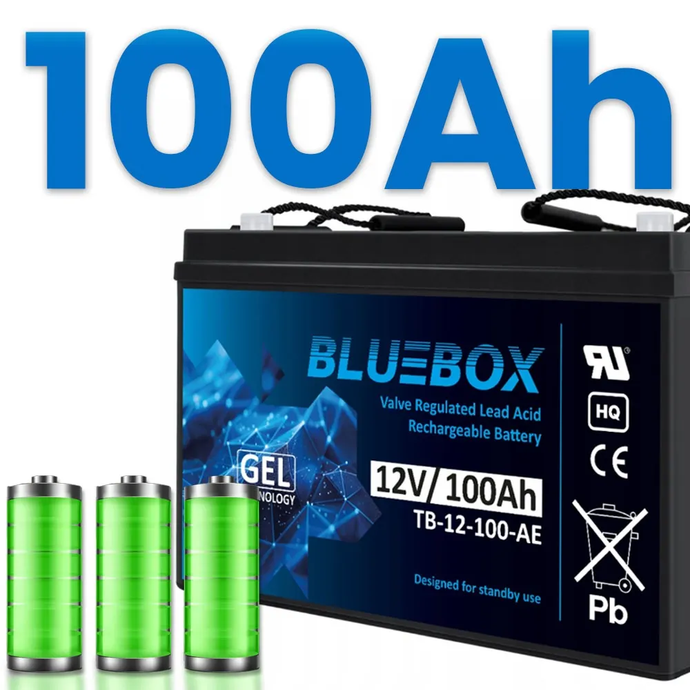 Akumulator Żelowy Magazyn Energii BlueBox Bezobsługowy UPS 12V 100Ah UPS