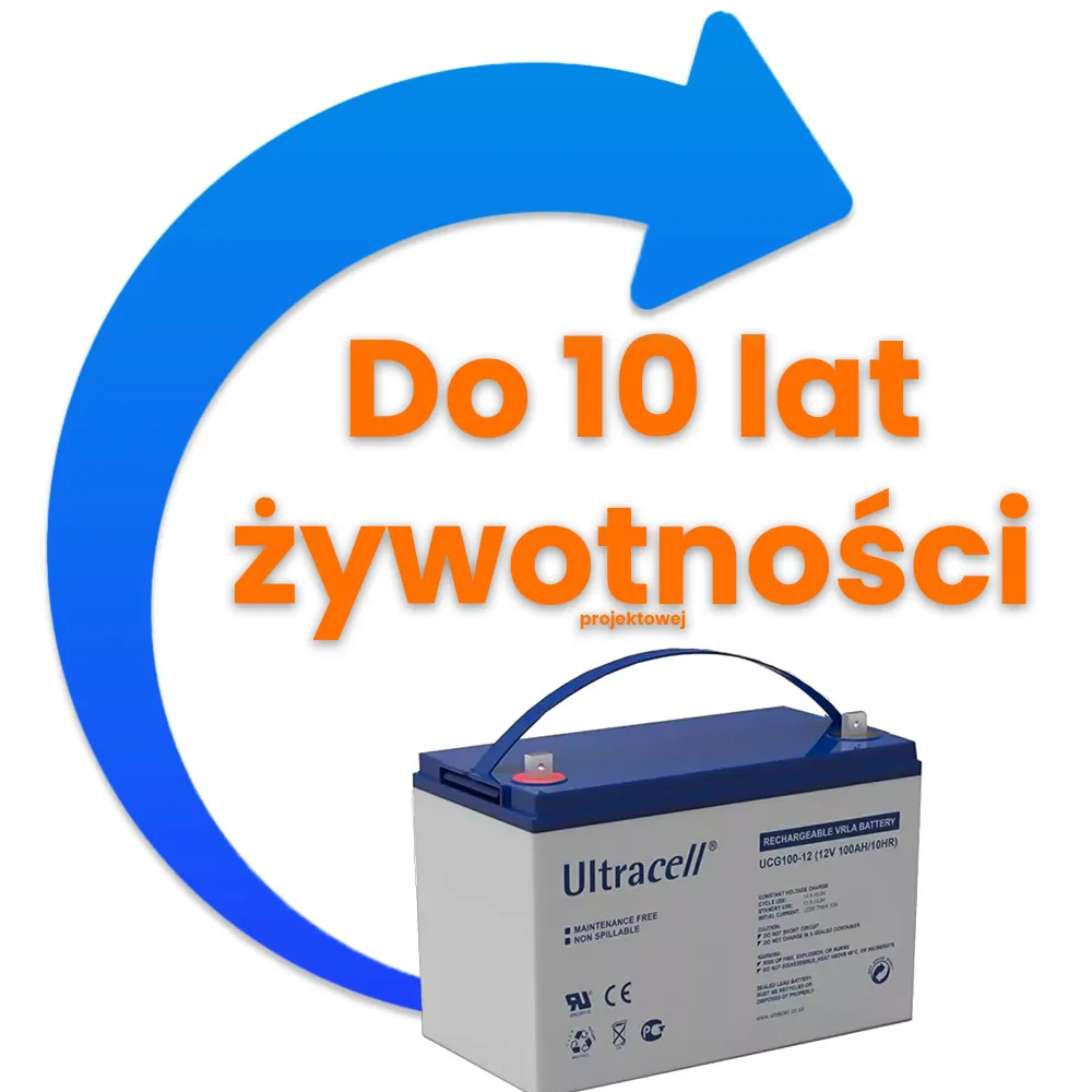 Magazyn Energii Akumulator Ultracell GEL Żelowy UCG 12V 100Ah