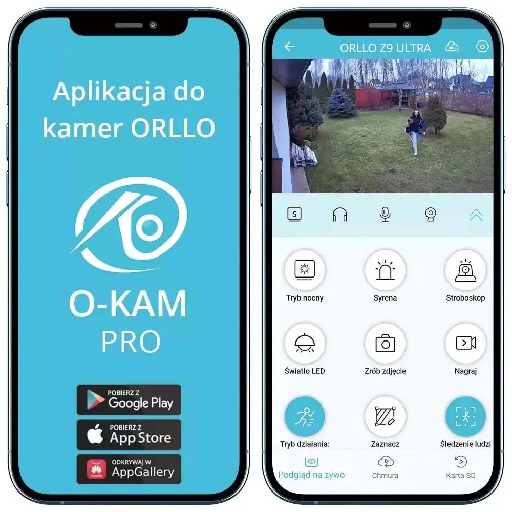 Zestaw 2x Kamera ORLLO Z9 ULTRA + Splitter PoE + Rejestrator WiFi NVR1 + Switch PoE SW2 + Dysk 1TB