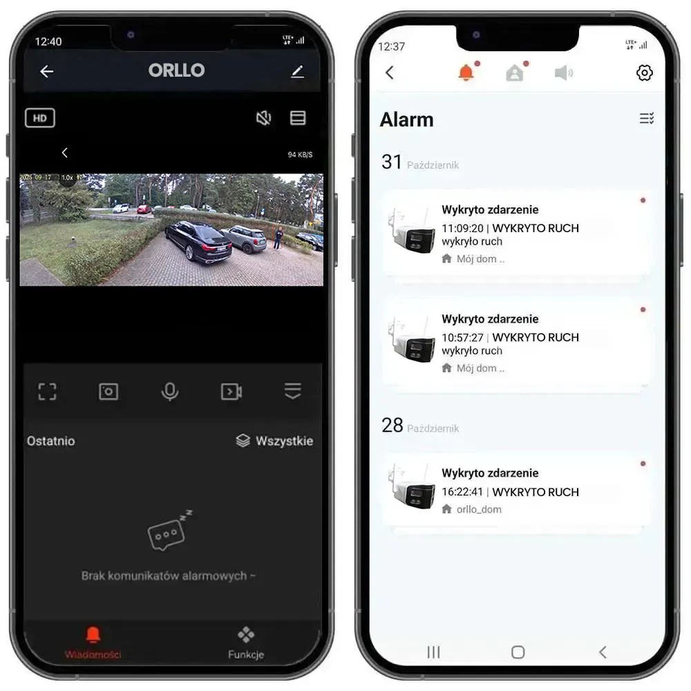 Kamera Zewnętrzna WiFi IP Panoramiczna Szerokokątna 4Mpx ORLLO TZ9 OUTLET IDEALNY