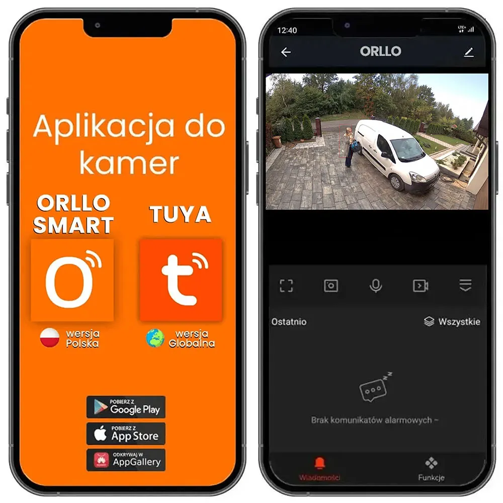 Zestaw do Monitoringu 4 Kamery WIFI IP Zewnętrzne 6MPX Tubowe ORLLO TZ4 PRO