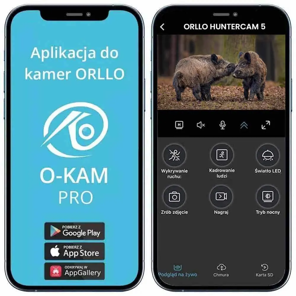 Fotopułapka GSM Kamera Leśna z Panelem Solarnym ORLLO HUNTERCAM 5