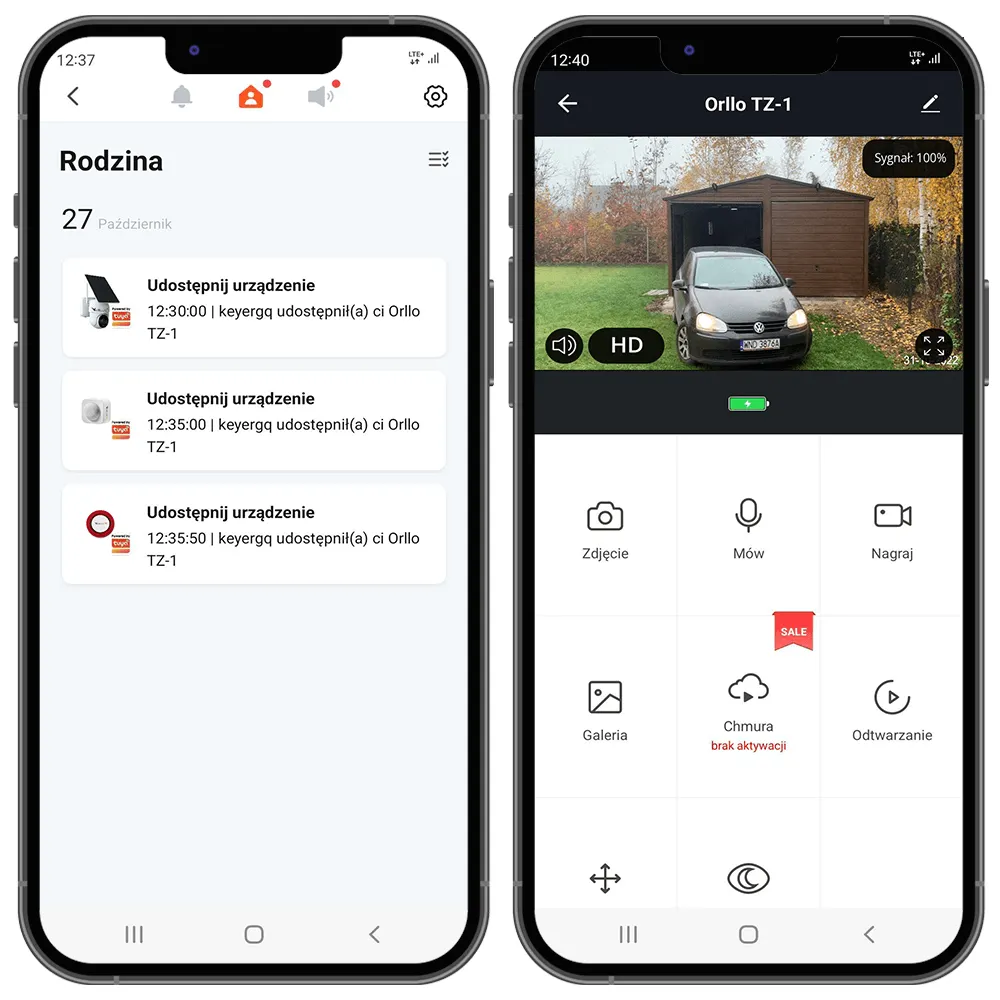 Kamera Bezprzewodowa Obrotowa z Panelem Solarnym ORLLO TZ1 MORO OUTLET IDEALNY