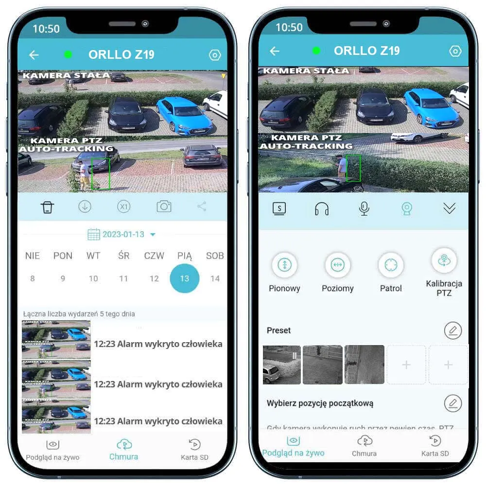 Kamera Obrotowa Zewnętrzna WiFi IP 2 Obiektywy ORLLO Z19 DUAL + GRATIS chmura