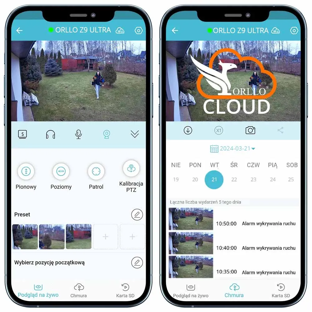Kamera WiFi IP Zewnętrzna Obrotowa Zoom x10 ORLLO Z9 ULTRA