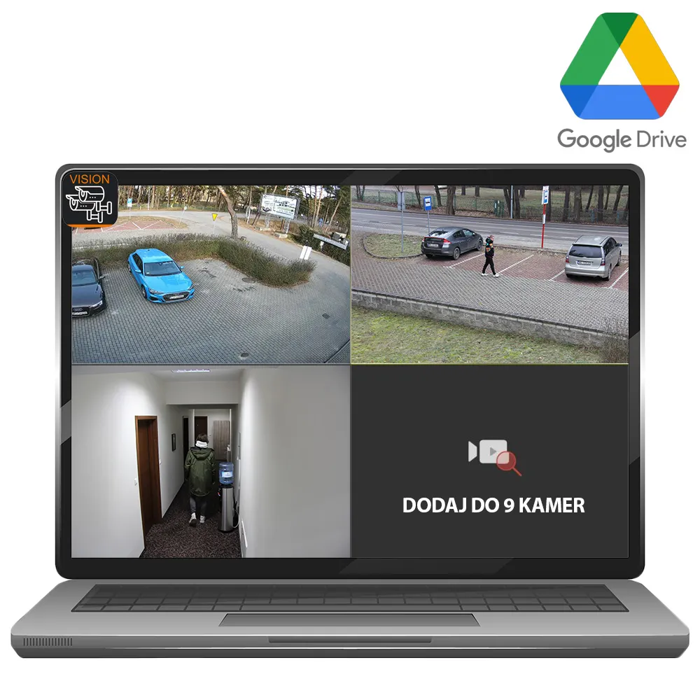 Zestaw WiFi PoE do Monitoringu 4 Kamery 5Mpx ORLLO POESET 4 + Adapter WiFI