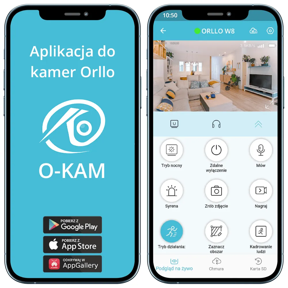 Mini Kamera Bezprzewodowa GSM 4G LTE ORLLO W8 PRO SIM OUTLET IDEALNY