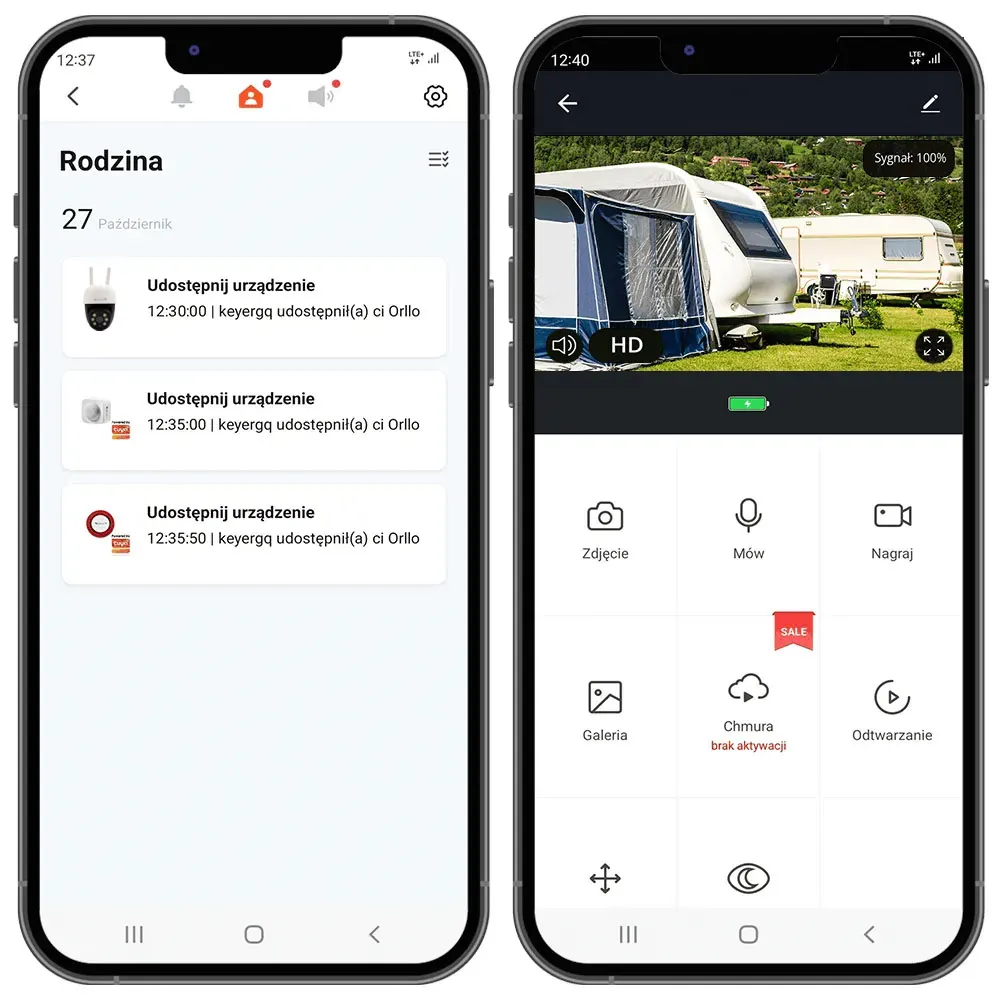 Zestaw 2 Kamer na Kartę SIM Zewnętrzna 4Mpx ORLLO TZ2 PRO 4G z Panelem Fotowoltaicznym SM6030 PRO