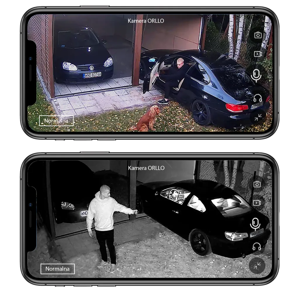 Zestaw 4 Kamery Zewnętrzne MINI WIFI ORLLO Z16