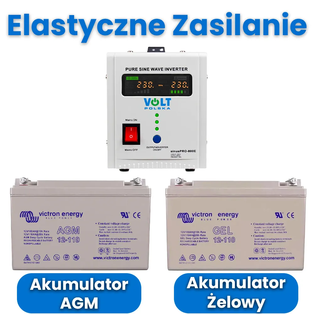 Zasilacz Awaryjny Volt Zasilanie Awaryjne Przetwornica Zasilacz UPS Volt Sinus Pro 800E Outlet Idealny