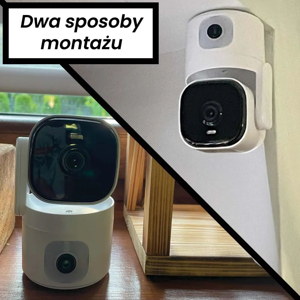 Kamera Wewnętrzna Obrotowa WiFi 2 Obiektywy 2,5K ORLLO TG81B DUAL