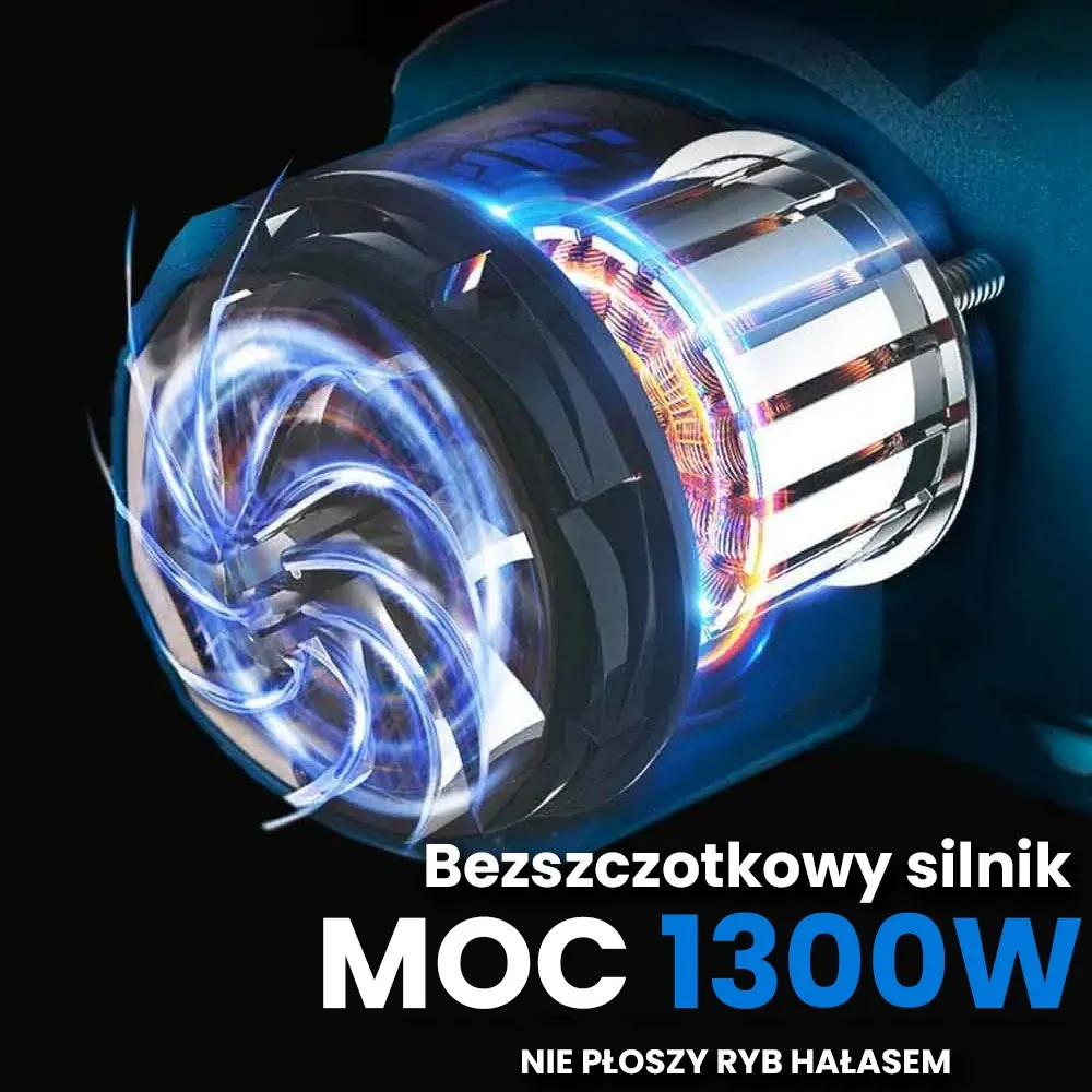 Silnik Elektryczny do Łodzi Zaburtowy Bezszczotkowy 12V 1300W ORLLO P250
