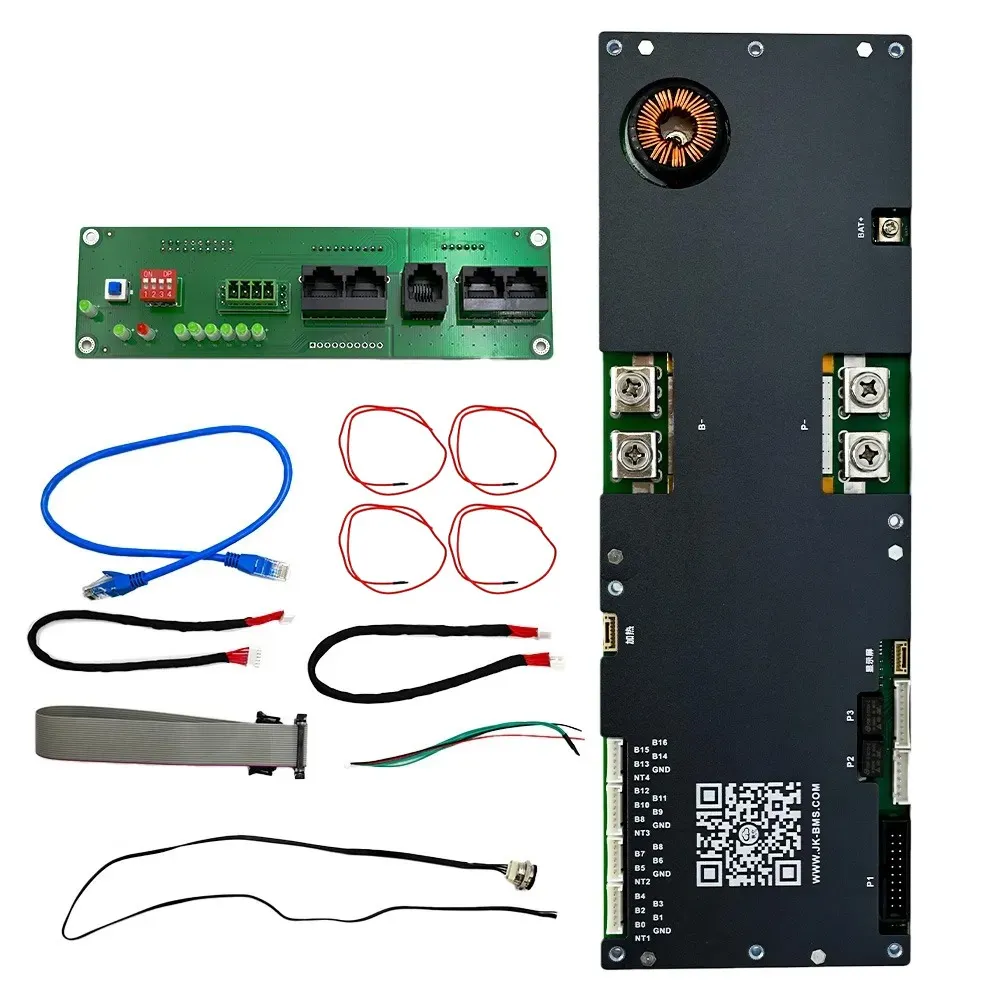 Płyta Główna BMS JK-PB1A16S10P do Zarządzania Energią Baterii LiFePO4 z Aktywnym Balansowaniem i Bluetooth