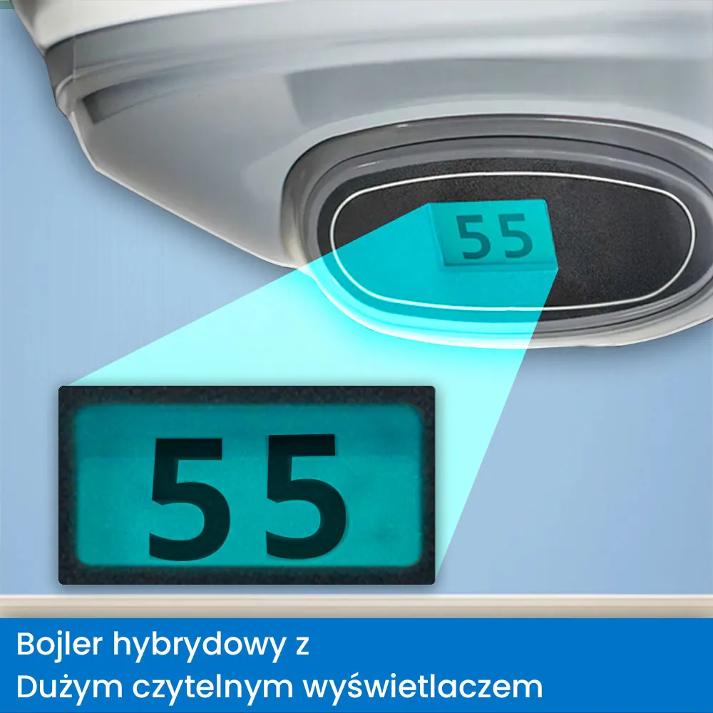 Bojler Podgrzewacz Wody Hybrydowy Solarny na Panele Solarne 80L MPPT OFF GRID