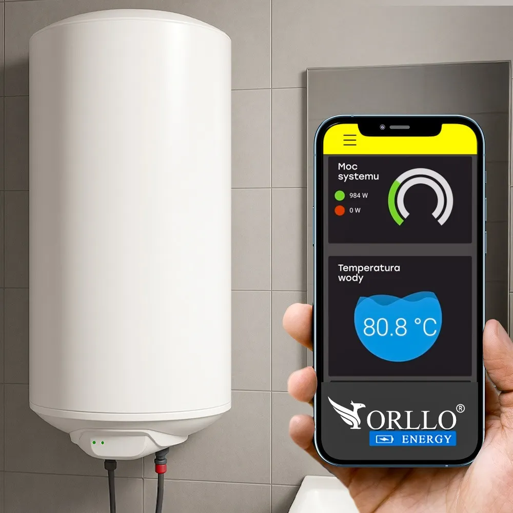 Zestaw Solarny do Grzania Wody Bojler Hybrydowy 120L MPPT Panele Fotowoltaiczne OFF-GRID