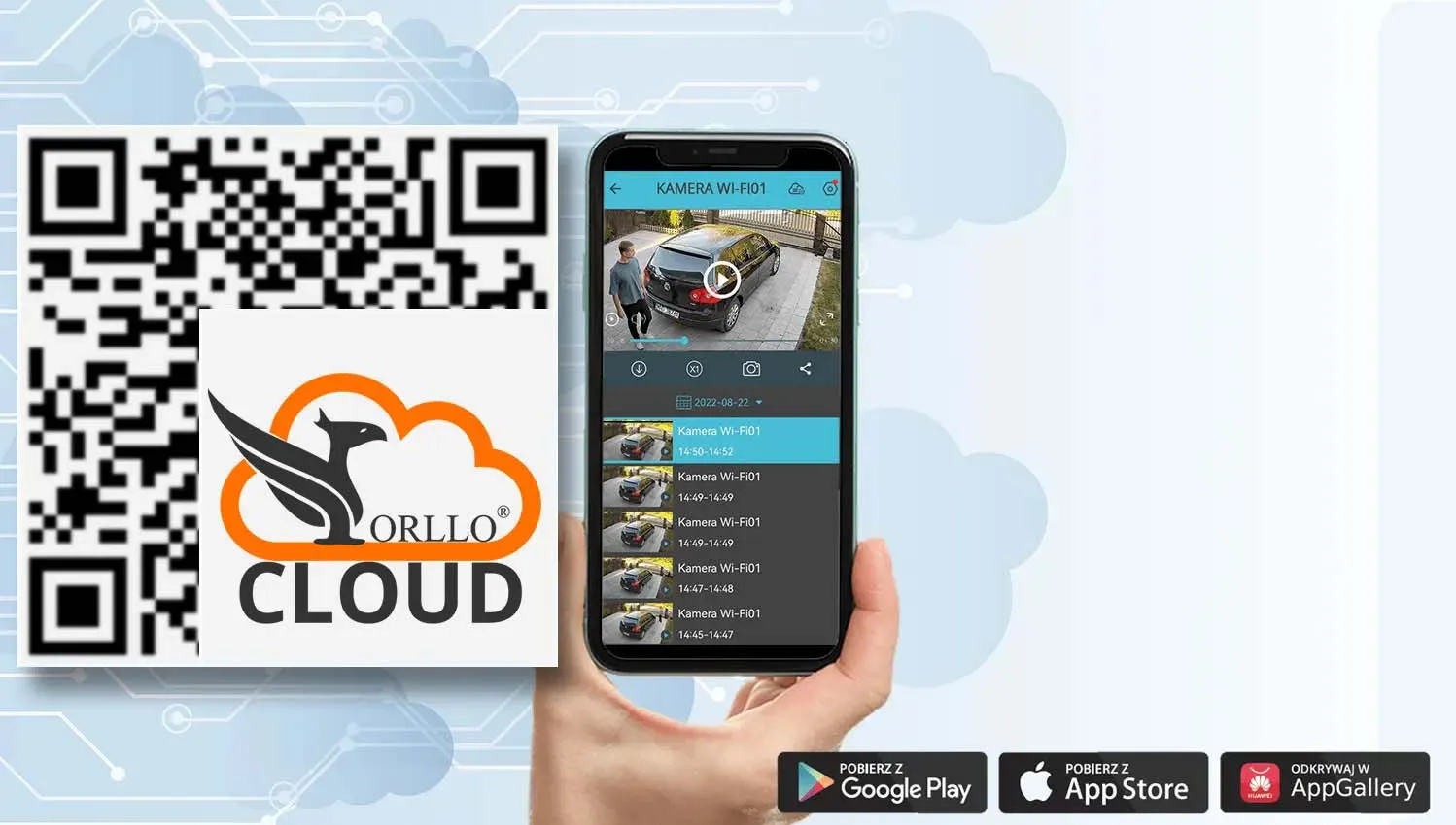 Chmura do Monitoringu ORLLOCloud O-KAM PRO Na 1 Rok