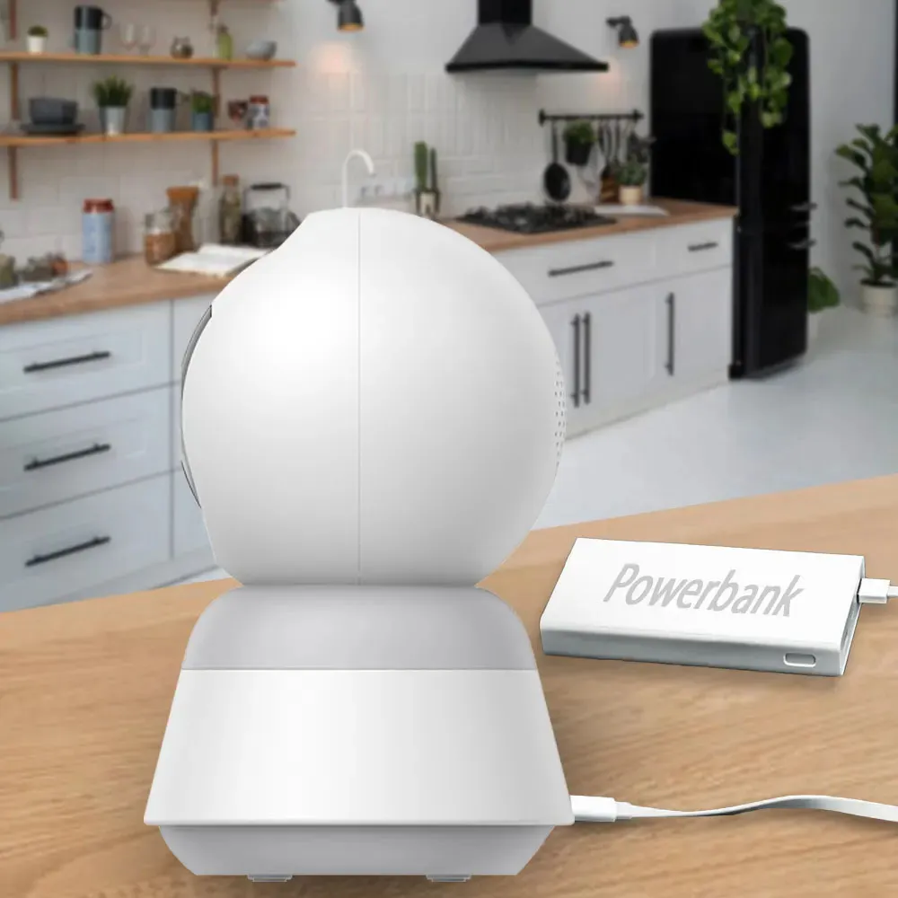 Zestaw czujnik dymu i czadu WiFi z kamerą wewnętrzną 4K ORLLO CS11W-TW1