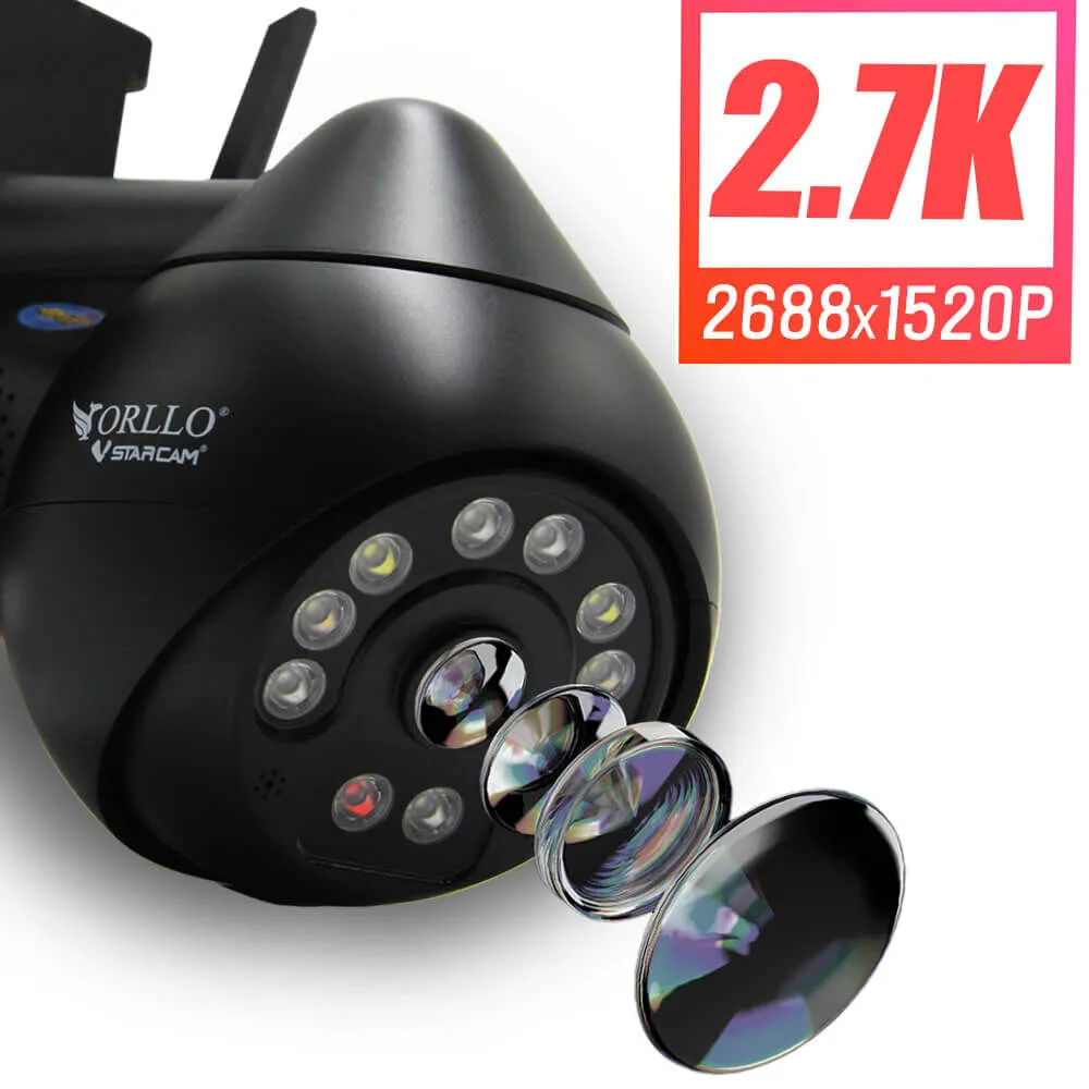 Kamera WiFi IP Zewnętrzna Obrotowa Night Color  ORLLO Z8 PRO