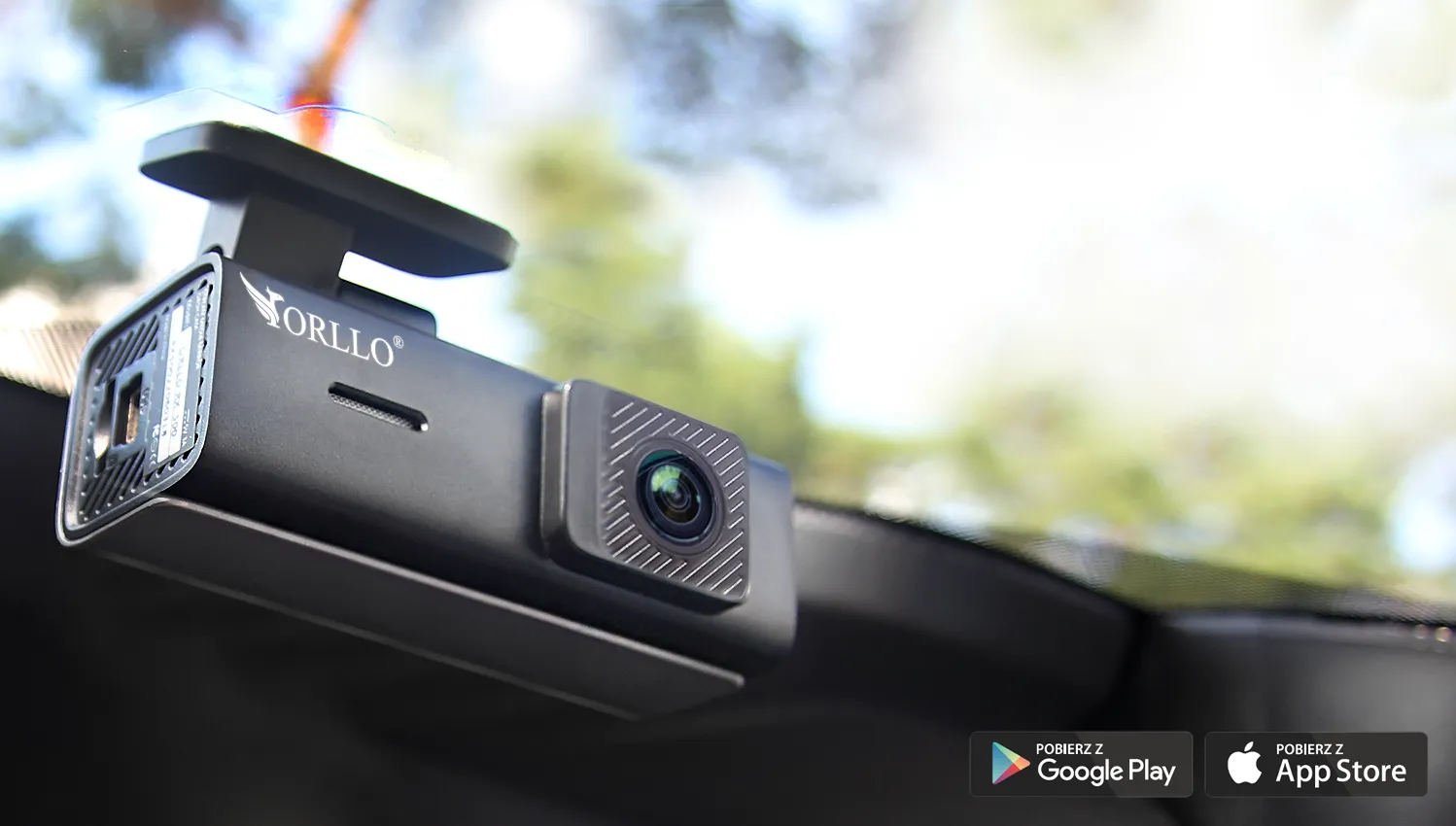 Kamera Samochodowa Mini Szerokokątna 2K WiFi ORLLO RX-500