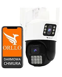 Kamera Obrotowa Zewnętrzna WiFi IP 2 Obiektywy Night Color ORLLO Z19 DUAL orllo.pl