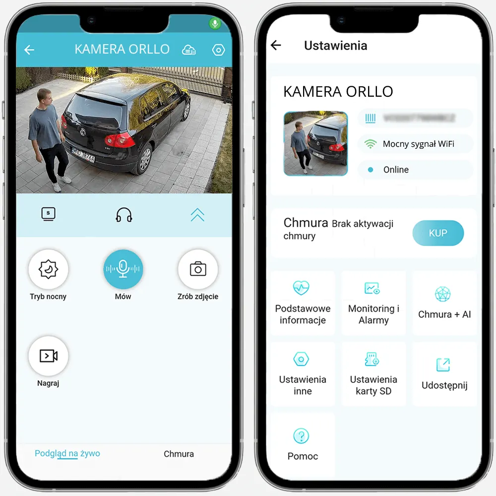 Kamera Zewnętrzna Obrotowa GSM na Kartę SIM ORLLO Z7 PRO