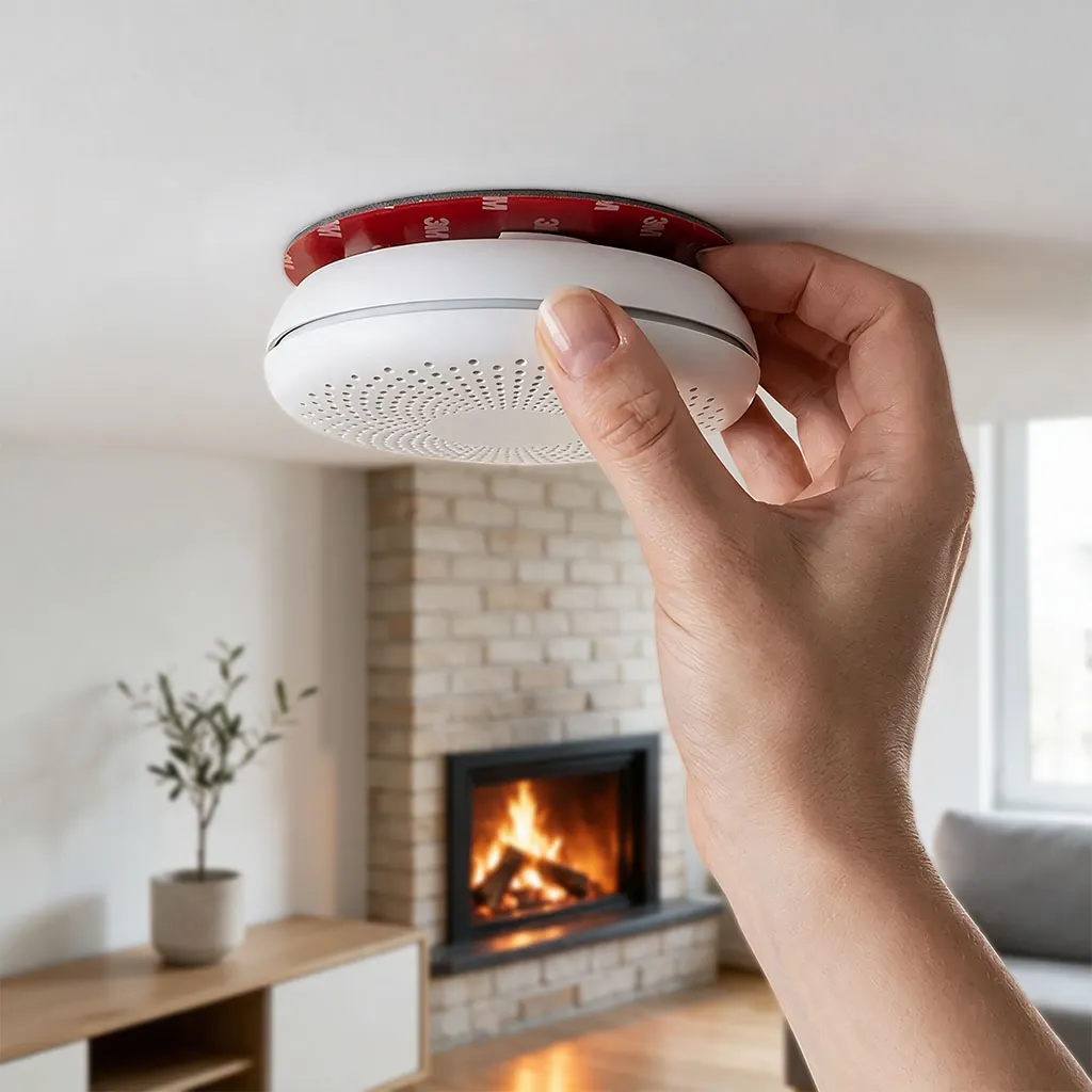 Czujnik dymu i czadu tlenku węgla Wi-Fi ORLLO CS11W